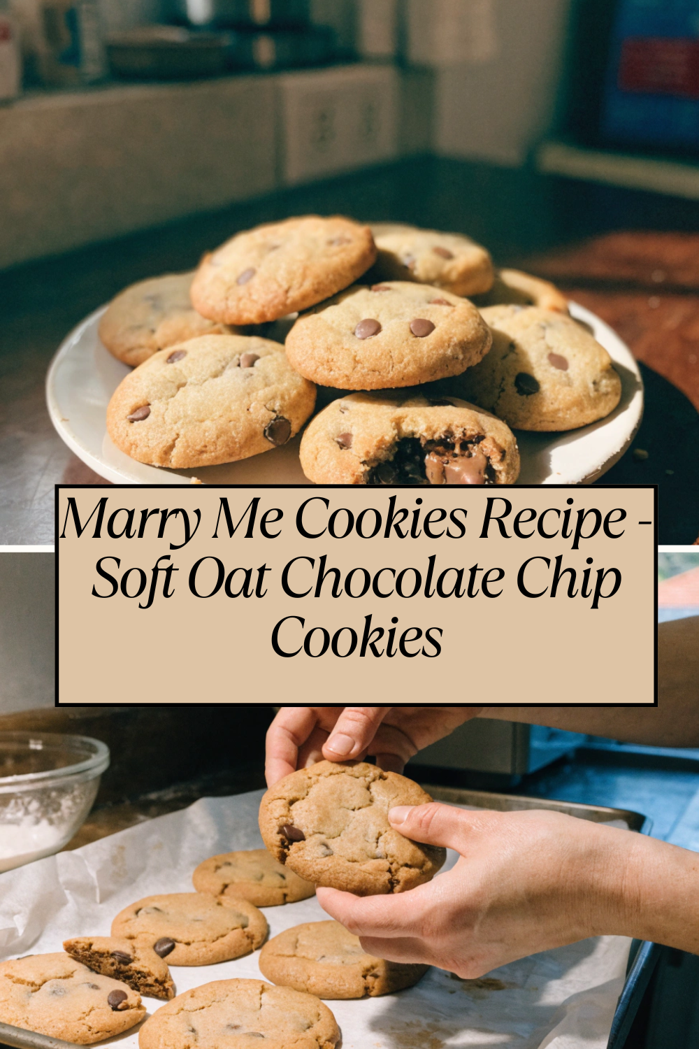 Marry Me Cookies Recipe – Soft Oat Chocolate Chip Cookies