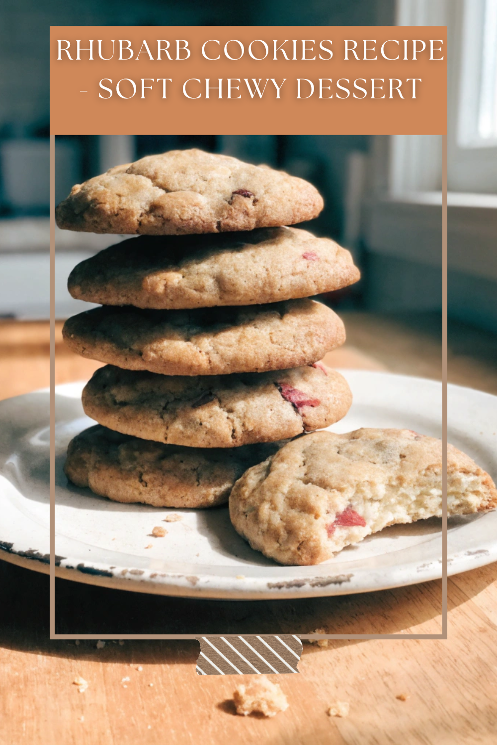 Rhubarb Cookies Recipe – Soft Chewy Dessert