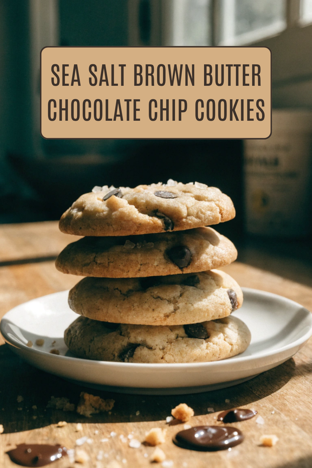 Sea Salt Brown Butter Chocolate Chip Cookies