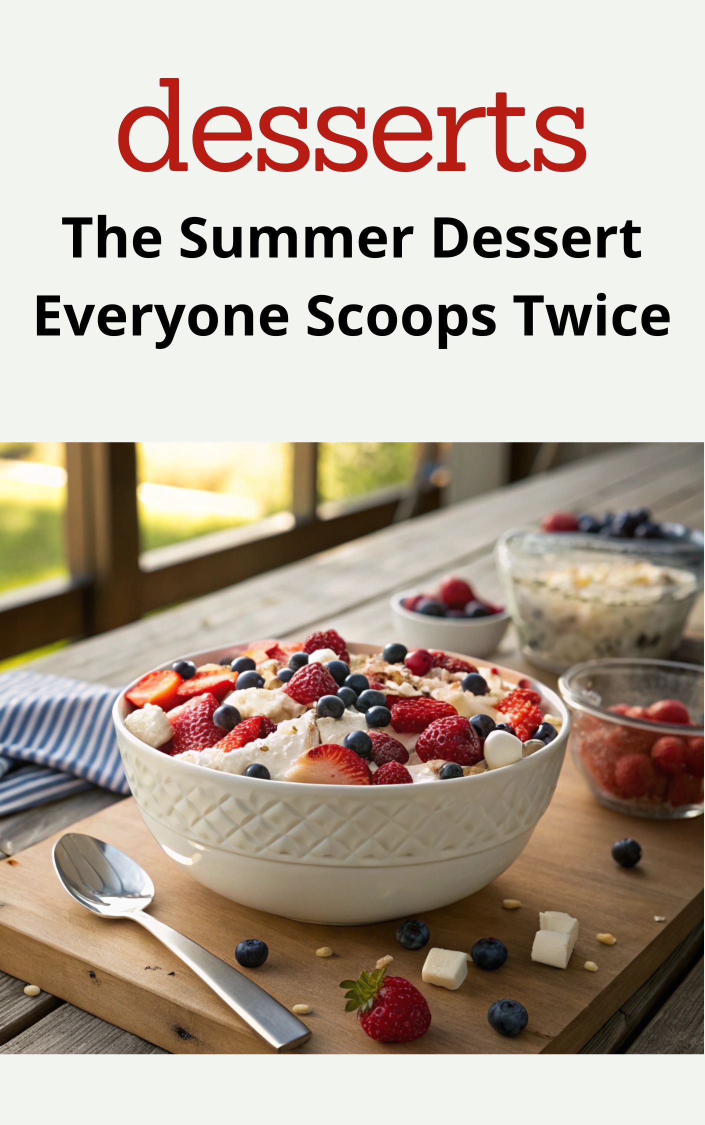 The Summer Dessert Everyone Scoops Twice