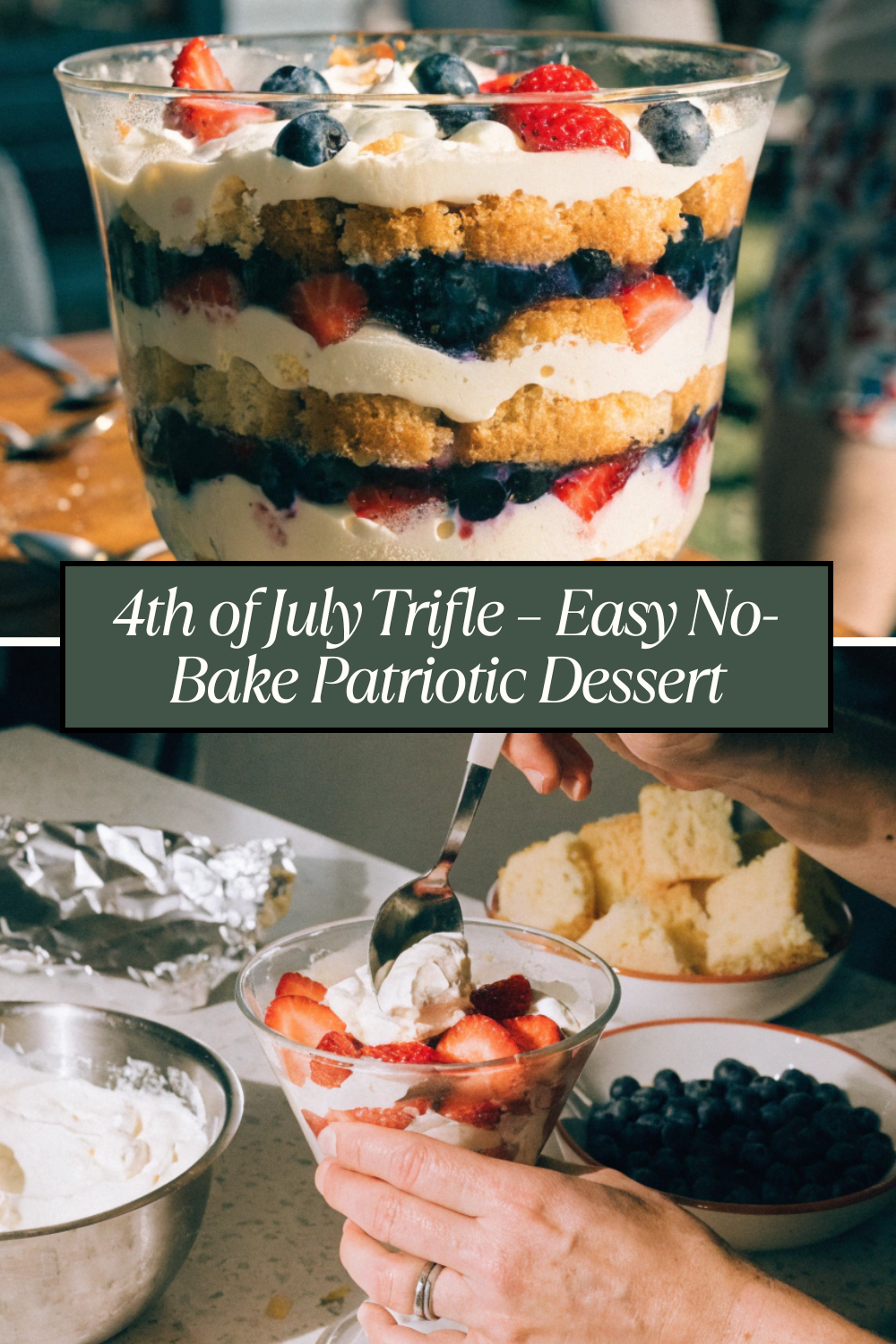 4th of July Trifle – A Patriotic Showpiece for Any Gathering