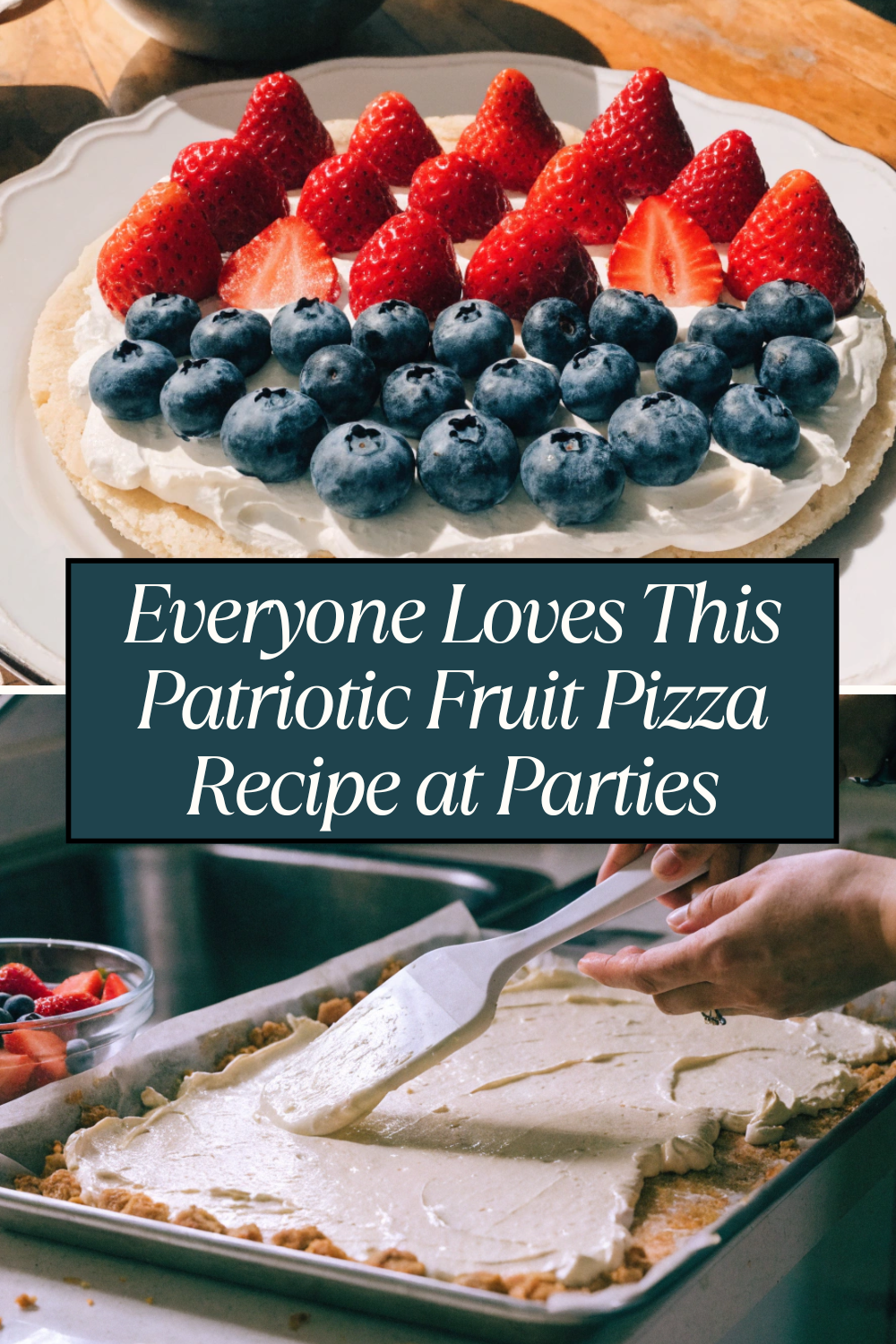 Everyone Loves This Patriotic Fruit Pizza Recipe at Parties