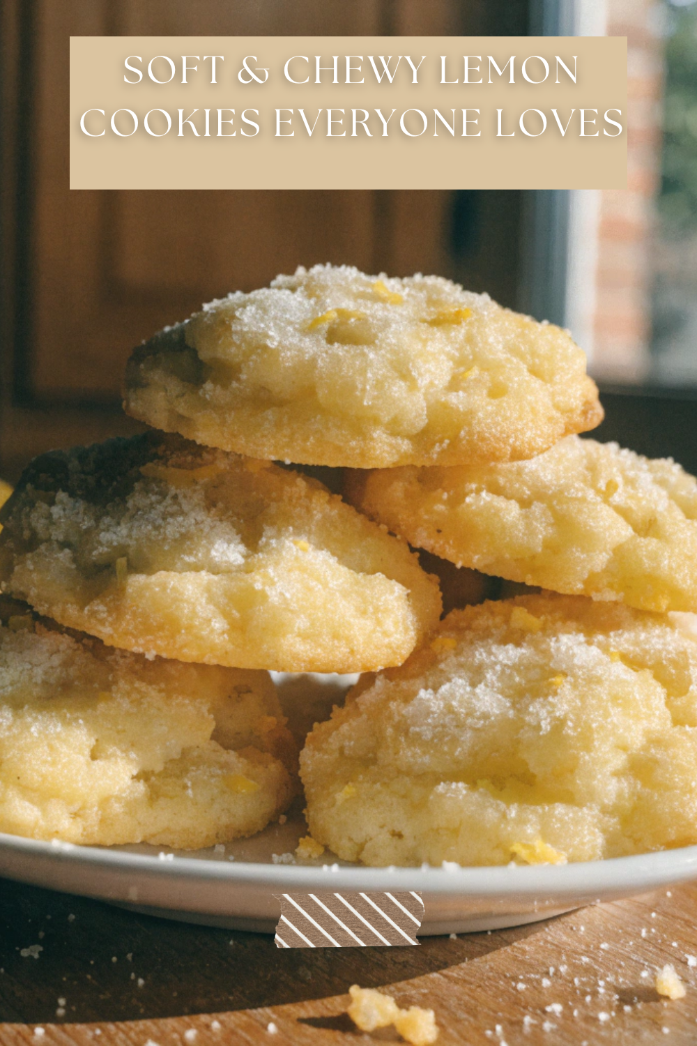 Soft & Chewy Lemon Cookies Everyone Loves