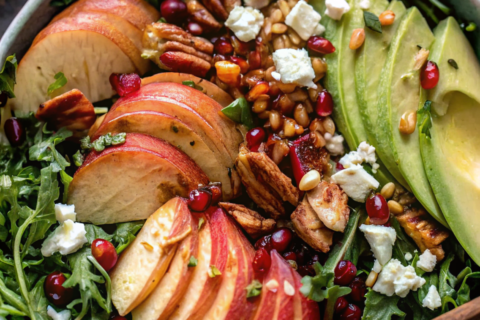 Autumn Harvest Honeycrisp Apple and Feta Salad – Crisp, Colorful, and Comforting