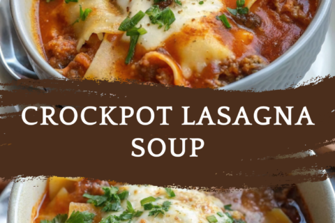 Crockpot Lasagna Soup: Effortless and Delicious
