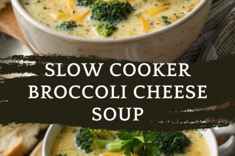Slow Cooker Broccoli Cheese Soup