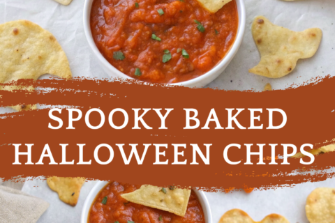 Spooky Baked Halloween Chips (Gluten-Free + Paleo-Friendly)