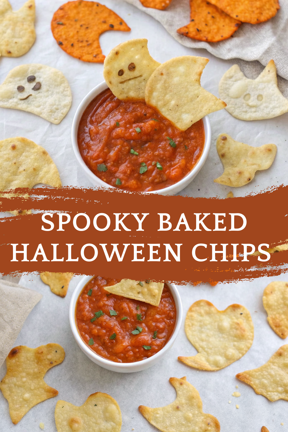 Spooky Baked Halloween Chips (Gluten-Free + Paleo-Friendly)