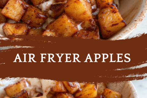 Air Fryer Apples – Warm, Caramelized, and Cinnamon-Sweet Treat in Minutes