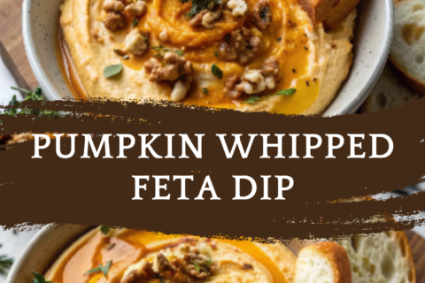 Pumpkin Whipped Feta Dip