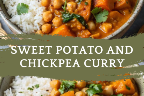 Sweet Potato and Chickpea Curry – Creamy, Hearty, and Plant-Based Comfort Food
