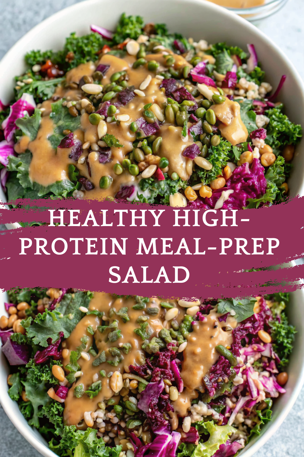 Healthy High-Protein Meal-Prep Salad – Nutritious, Filling, and Perfect for Busy Days