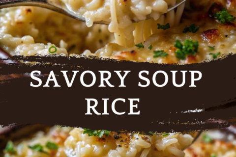 Savory Soup Rice – A Simple, Flavorful Side with Rich Onion Goodness