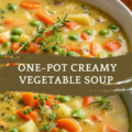 One-Pot Creamy Vegetable Soup