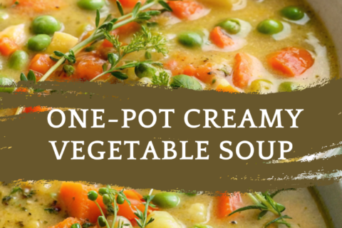 One-Pot Creamy Vegetable Soup