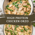 High Protein Chicken Orzo
