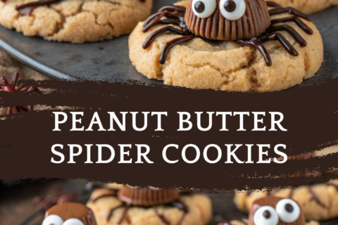 Peanut Butter Spider Cookies | Creepy-Cute Halloween Treat