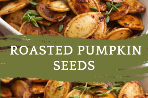 Roasted Pumpkin Seeds with Honey Mustard and Thyme – A Sweet & Savory Snack