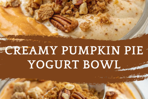 Creamy Pumpkin Pie Yogurt Bowl – A Healthy Fall Breakfast Treat