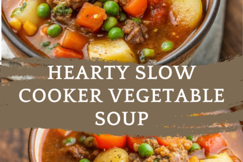 Hearty Slow Cooker Vegetable Soup – The Ultimate One-Pot Comfort Meal