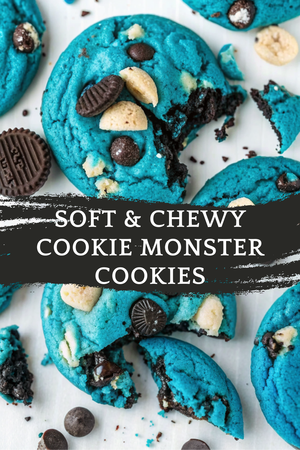 Soft & Chewy Cookie Monster Cookies – The Ultimate Blue Treat for All Ages