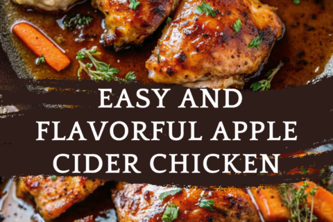Easy and Flavorful Apple Cider Chicken – A Cozy Fall Skillet Recipe