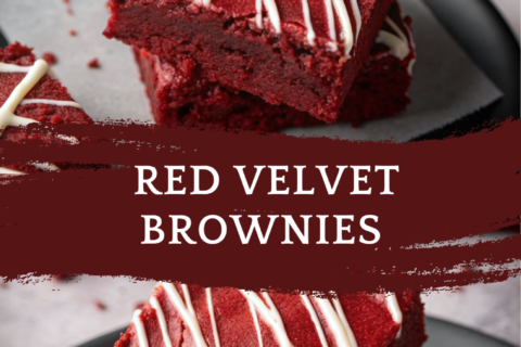 A Must-Try Red Velvet Brownies Recipe: Fudgy Chocolate Brownies with Creamy Drizzle!