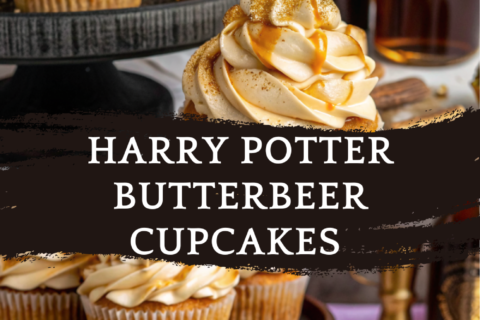 Harry Potter Butterbeer Cupcakes – A Magical Dessert for Every Wizard & Muggle