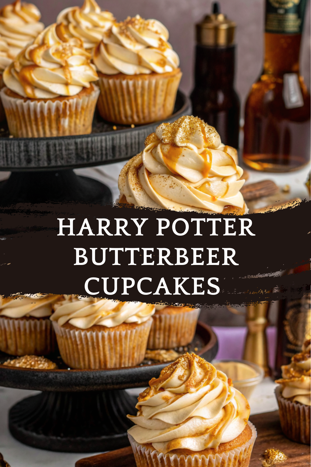 Harry Potter Butterbeer Cupcakes – A Magical Dessert for Every Wizard & Muggle