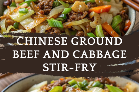 Satisfy Your Cravings with Chinese Ground Beef and Cabbage Stir-Fry