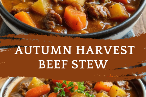 Autumn Harvest Beef Stew – Hearty, Rustic Comfort in a Bowl