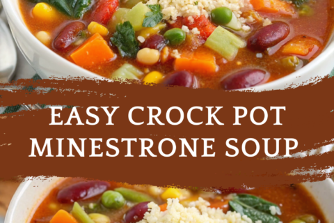Easy Crock Pot Minestrone Soup – Healthy & Hearty