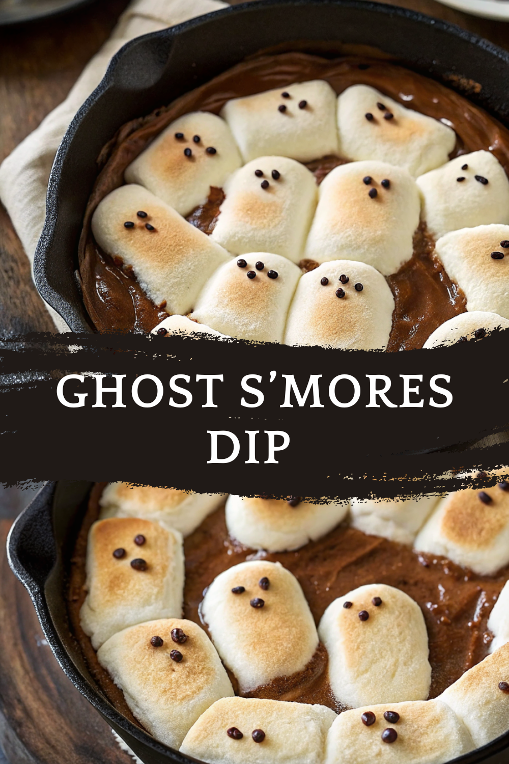 Ghost S’mores Dip – Spooky, Gooey, and Perfect for Halloween