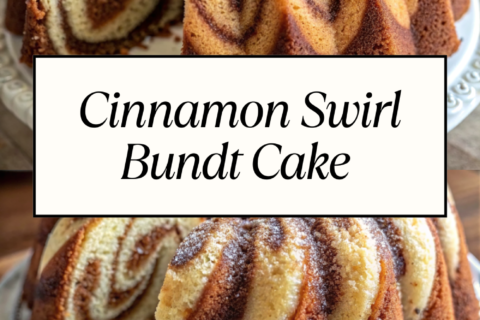 Cinnamon Swirl Bundt Cake – A Cozy Dessert Delight!