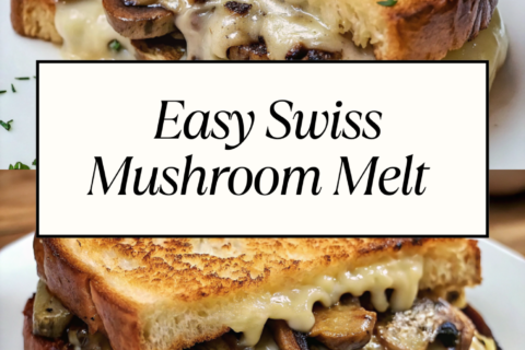 Easy Swiss Mushroom Melt – A Cheesy Delight!