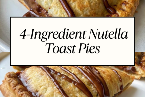 4-Ingredient Nutella Toast Pies | Easy & Irresistible Snack