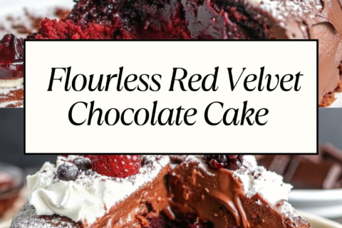 Flourless Red Velvet Chocolate Cake | Rich, Bold & Gluten-Free