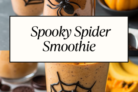 Spooky Spider Smoothie: Delicious Halloween Smoothies Idea!
