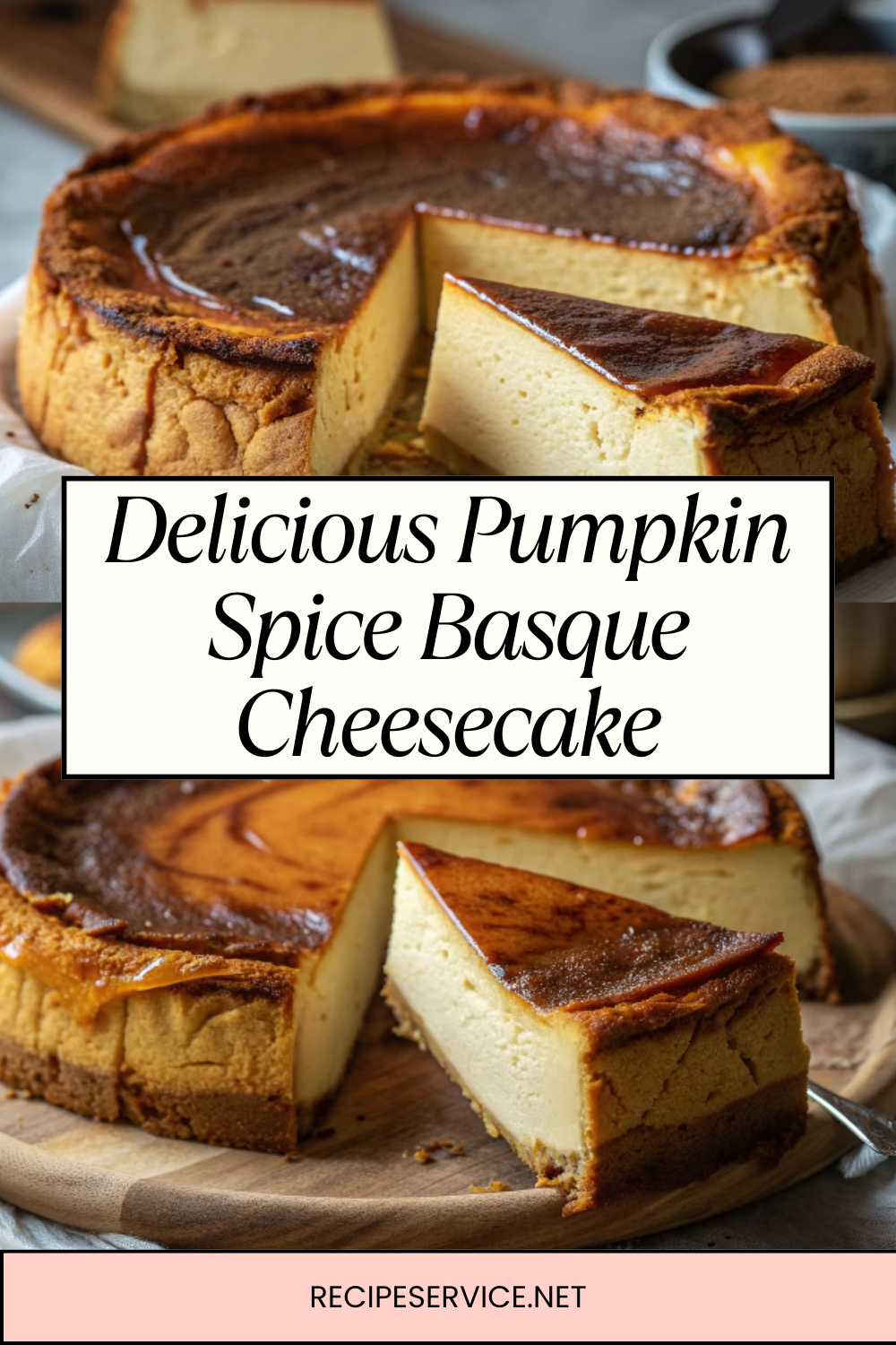 Delicious Pumpkin Spice Basque Cheesecake – A Perfect Fall Dessert