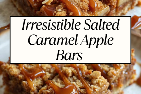 Irresistible Salted Caramel Apple Bars – A Cozy Fall Dessert