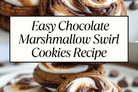 Easy Chocolate Marshmallow Swirl Cookies Recipe | Gooey & Chewy Treats