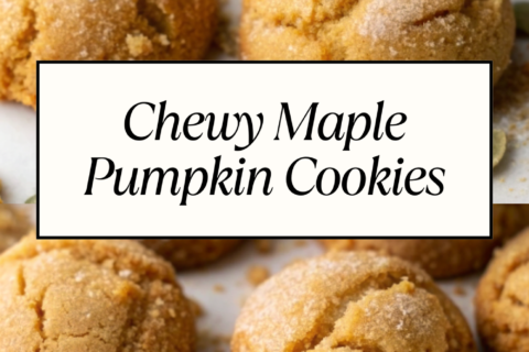 Chewy Maple Pumpkin Cookies: The Ultimate Fall Treat