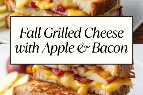 Fall Grilled Cheese with Apple & Bacon | Savory-Sweet Comfort Food