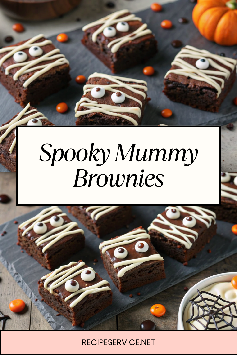 Spooky Mummy Brownies – A Delightful Halloween Treat!