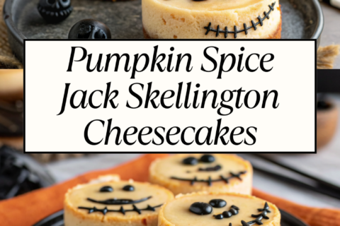 Pumpkin Spice Jack Skellington Cheesecakes – A Spooky & Cozy Treat