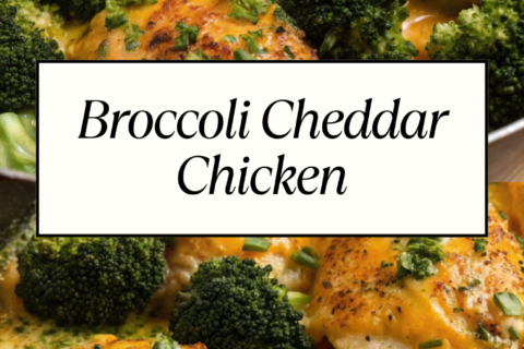 Broccoli Cheddar Chicken – Cheesy, Comforting & Easy
