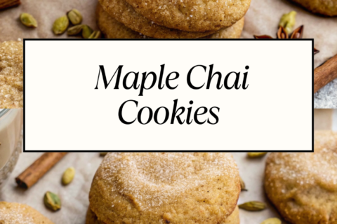 Maple Chai Cookies | Soft, Spiced & Cozy Fall Baking