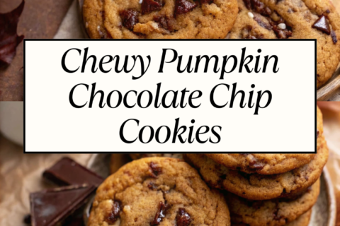 Chewy Pumpkin Chocolate Chip Cookies | Fall’s Coziest Cookie Ever