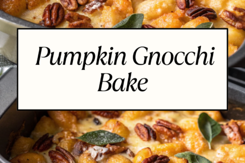 Pumpkin Gnocchi Bake – Creamy, Cheesy & Comforting