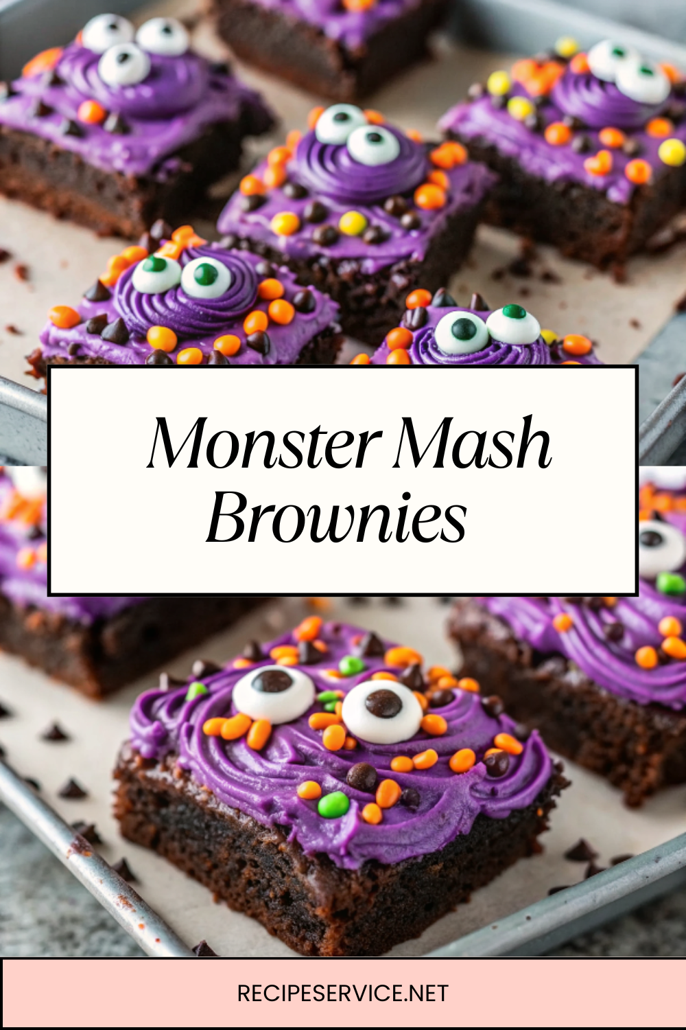 Monster Mash Brownies β Fun & Fudgy Halloween Treats